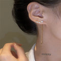 Ria Star Chain Earrings [LT1FNVP1]