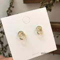 Rishika Rhinestone Hoop Earrings [9JQXBAML]