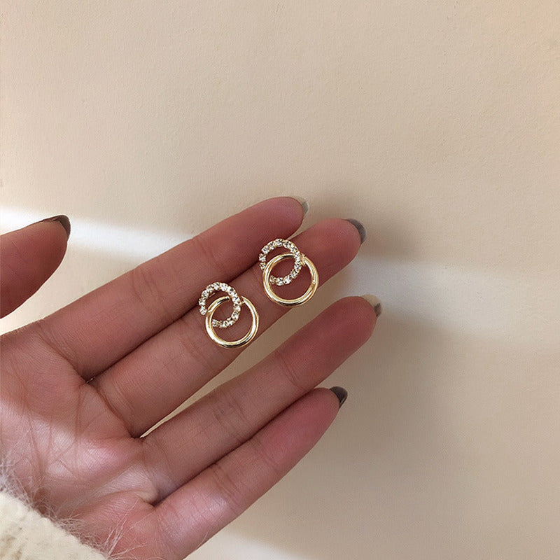 Rishika Rhinestone Hoop Earrings [ZVT4OD11]