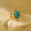 Riva Vintage Stone Statement Ring [422EVS93]