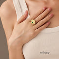Riva Vintage Stone Statement Ring [DJP00ZMG]