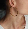 Rivka Statement Hoop Earrings [3RO1SFGB]