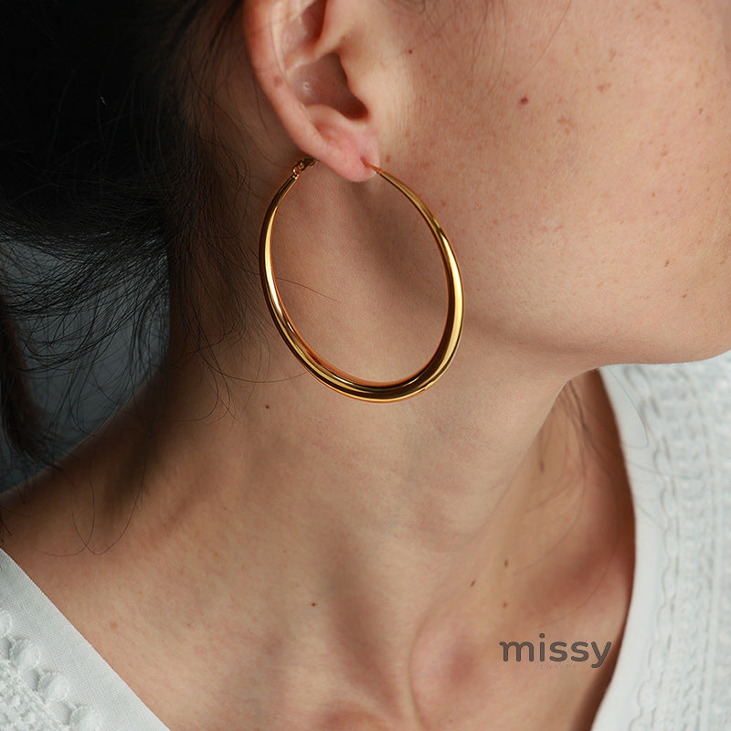 Rivka Statement Hoop Earrings [DW7KIZHH]