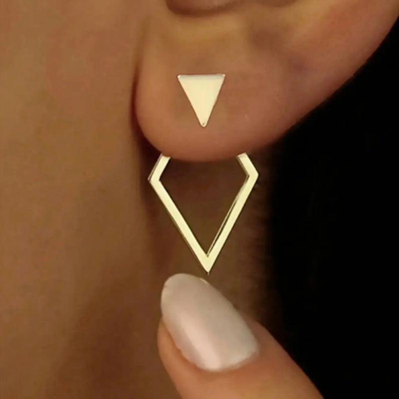 Riya Convertible Geometric Hoops [GCENATAG]