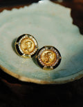 Roman Coin Round Earrings [2Z7UZYOO]
