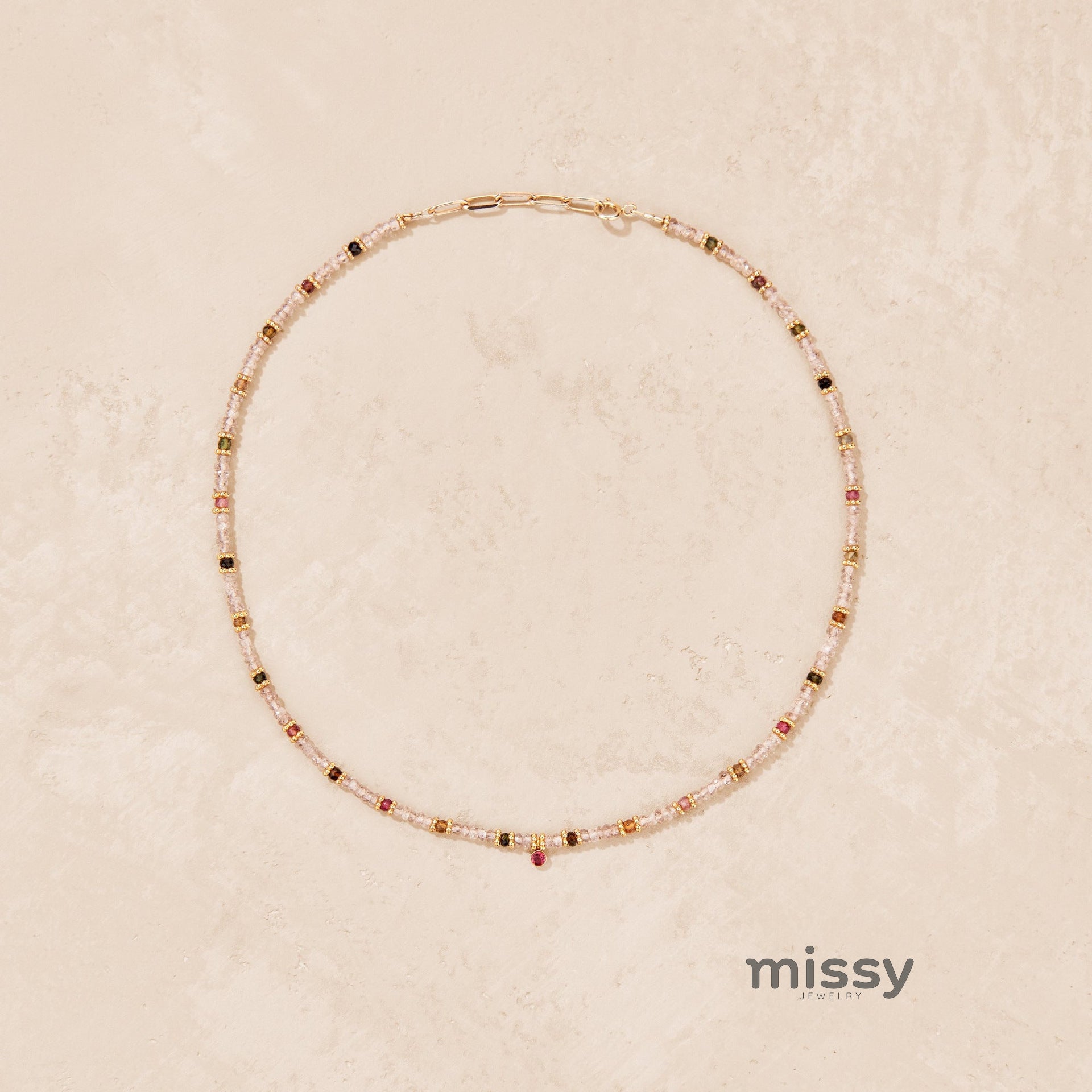 Ronni Beaded Charm Necklace [RAPYST16]