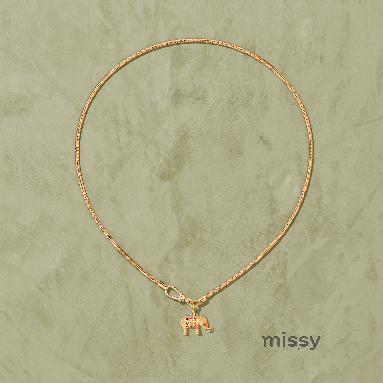 Ronni Beaded Charm Necklace [O8Z51C5X]