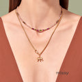 Ronni Beaded Charm Necklace [OZIDOEGW]