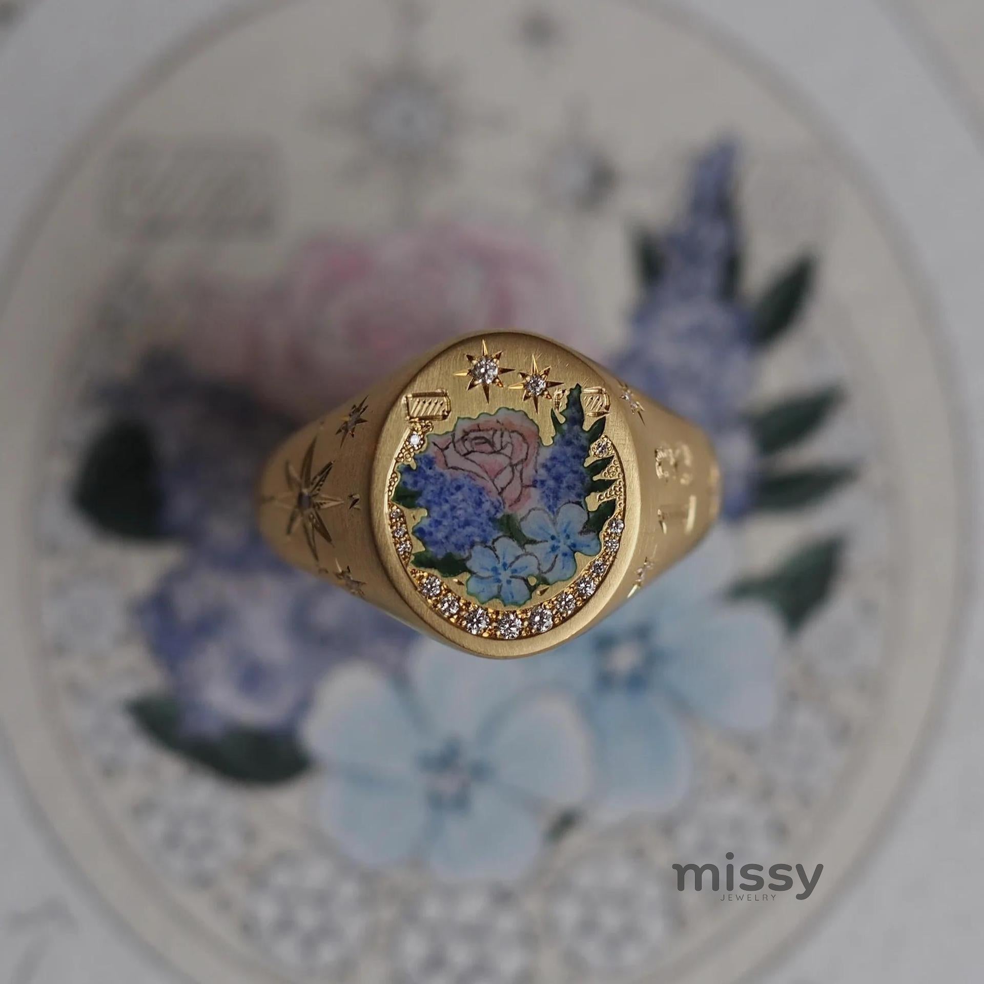 Ronni Motif Statement Ring [L8NY5PKH]
