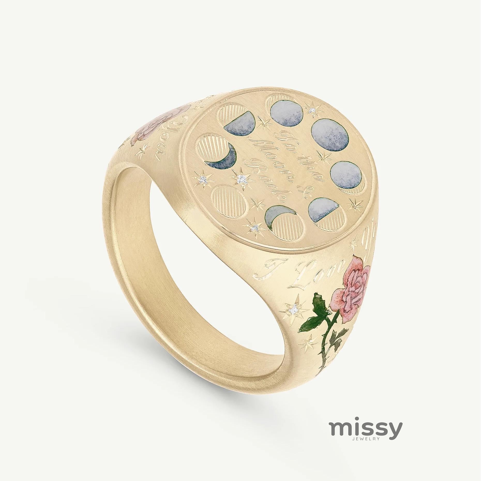 Ronni Motif Statement Ring [YRFDQUQ8]