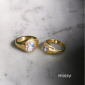 Ronni Motif Statement Ring [LSGP5UIX]