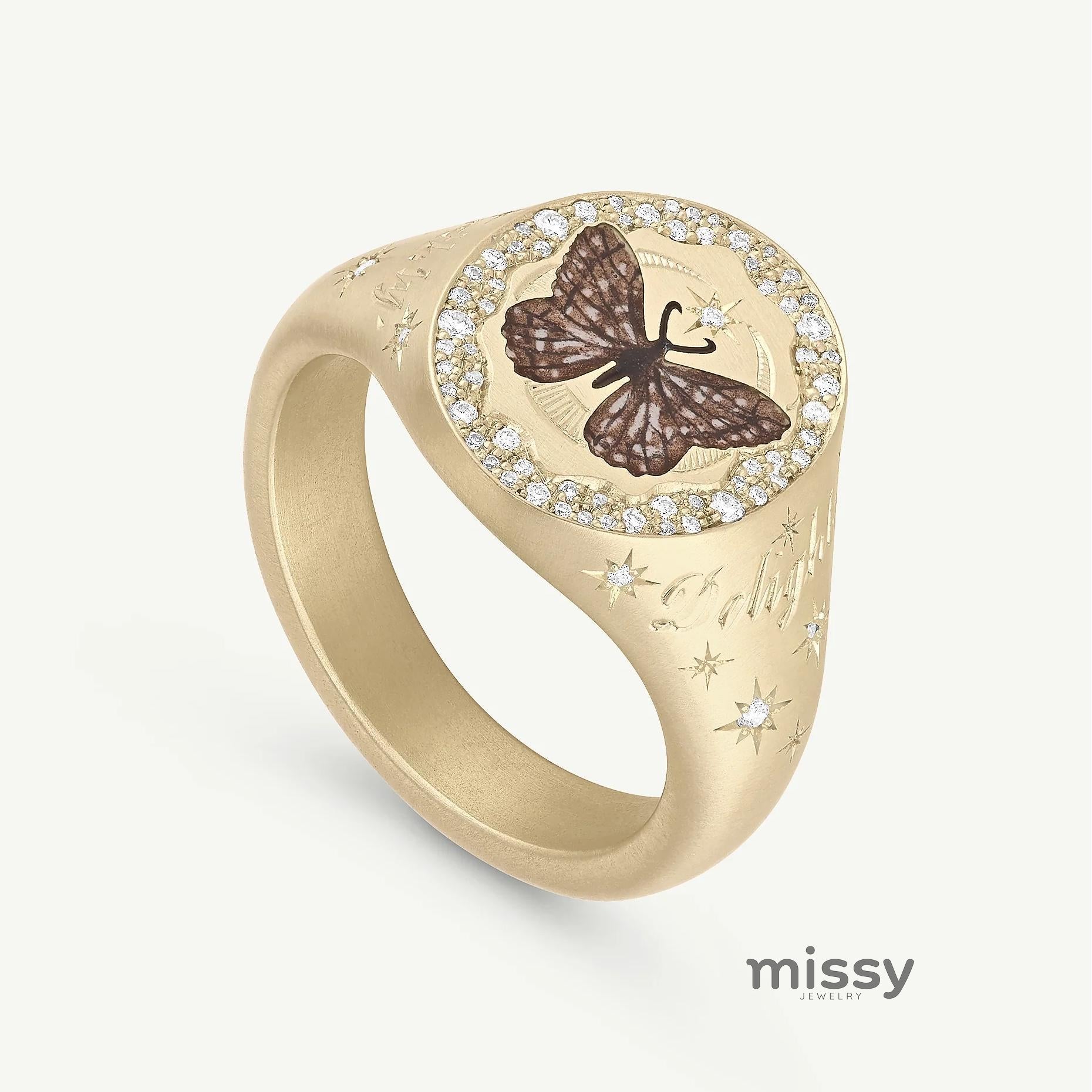 Ronni Motif Statement Ring [UA8MDHWK]