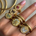 Ronni Motif Statement Ring [IEZO5MPN]