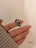Rosalinda Organic Lava Ring [48EQUNK8]