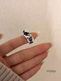 Rosalinda Organic Lava Ring [IQR5FIKE]
