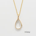 Rosaline Ocean Drop Locket Necklace [ECGGY8YJ]