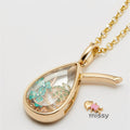Rosaline Ocean Drop Locket Necklace [X5140YD6]