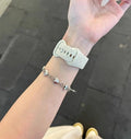 Rose Embossed Silicone Watch Strap [EY1CO3J6]
