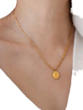 Rose Pendant Chain Necklace [WQ2BAWW0]