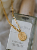 Rose Pendant Chain Necklace [XKQ3LJYD]