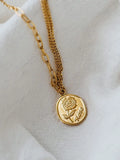 Rose Pendant Chain Necklace [XJC66OOX]