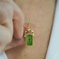 Rotatable Four-Leaf Clover Pendant Necklace [1HXC7NID]