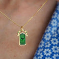 Rotatable Four-Leaf Clover Pendant Necklace [U1SVTHC1]