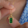 Rotatable Four-Leaf Clover Pendant Necklace [NWIWR0NJ]