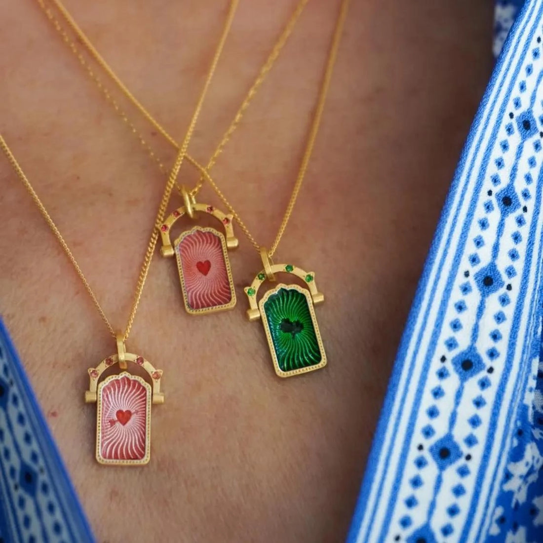 Rotatable Four-Leaf Clover Pendant Necklace [JWPGDN6R]