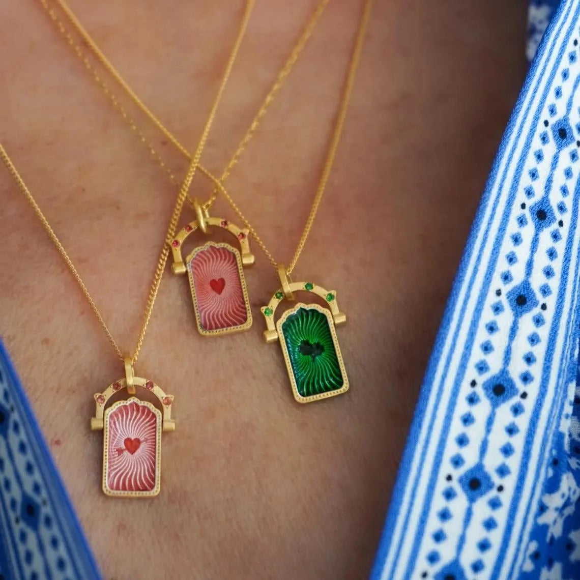 Rotatable Four-Leaf Clover Pendant Necklace [52EKJEDW]