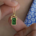 Rotatable Four-Leaf Clover Pendant Necklace [NXDPKLX6]