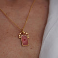 Rotatable Four-Leaf Clover Pendant Necklace [32NPKZJ4]