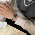 Round Dial Bracelet Watch [QK5PM146]