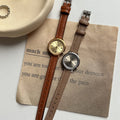 Round Small Dial Wrist Watch [TQ767GVE]