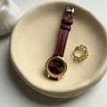 Round Small Dial Wrist Watch [VC93YFM7]