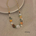 Rozalyn Delicate Floral Choker [D832GO7R]