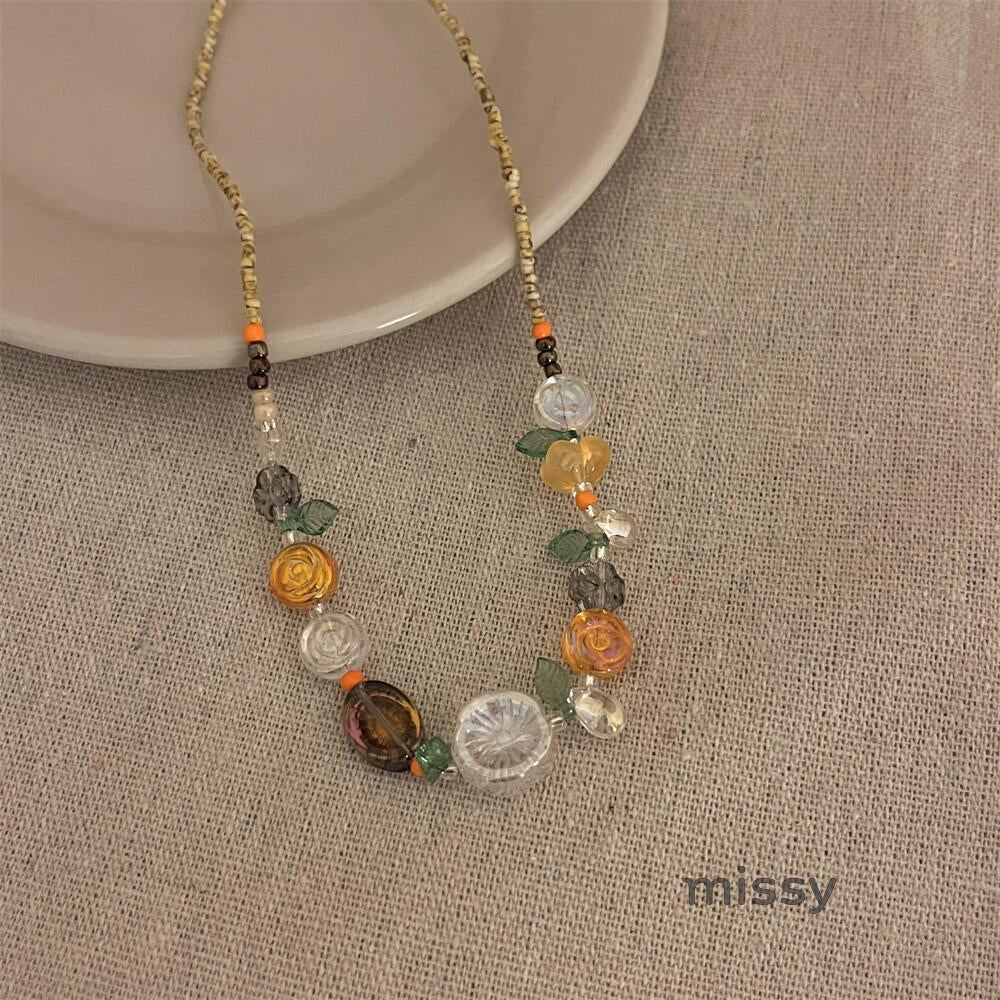 Rozalyn Delicate Floral Choker [D832GO7R]