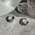 Rubie Wide Textured Ring [4DE7X6NV]