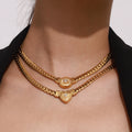 Ryen Titanium Heart Necklace