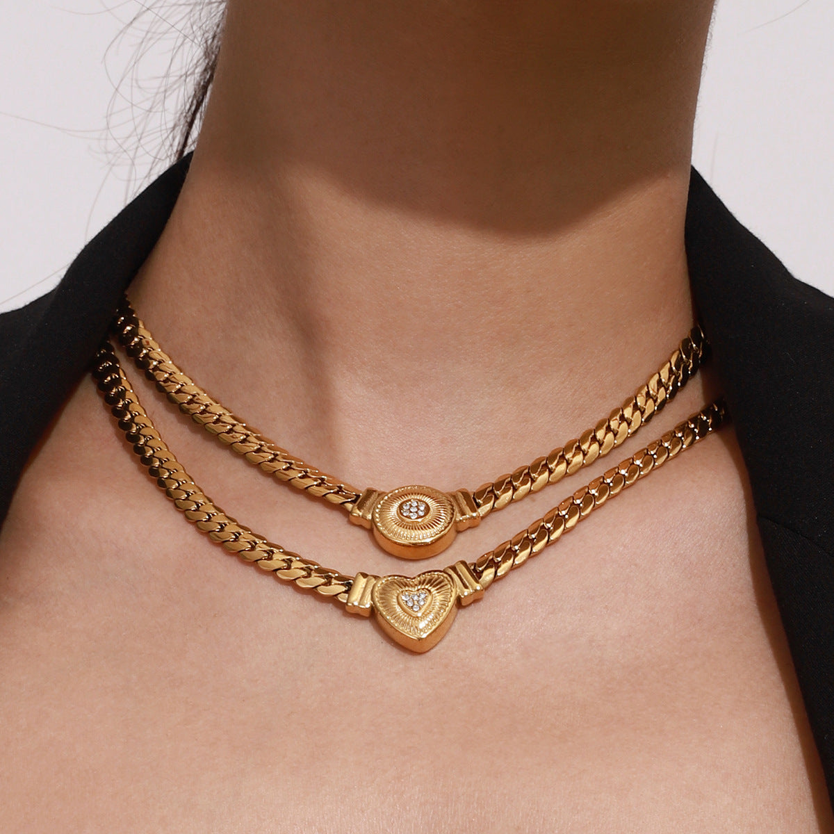 Ryen Titanium Heart Necklace