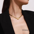 Ryen Titanium Heart Necklace