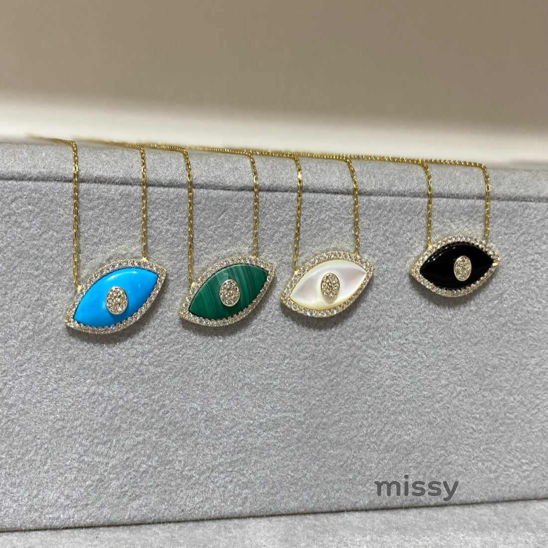 Rylee Evil Eye Pendant Necklace [145429NW]
