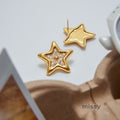Sabrina Rhinestone Cross Hoop Earrings [GDQ7SCQP]
