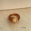Sadee Chunky Resin Ring [DAM3G5T5]