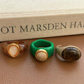Sadee Chunky Resin Ring [1CFOBERV]