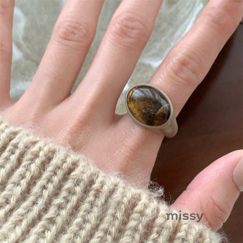 Sadee Chunky Resin Ring [6NB89A57]