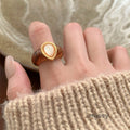 Sadee Chunky Resin Ring [PIG27XBI]