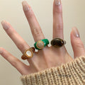 Sadee Chunky Resin Ring [P5XZYBW6]