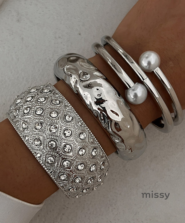 Samantha Pearl Diamond Statement Bracelet [Y0EGINJK]