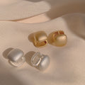 Sanai Matte Square Hoops [J8O8TMC9]